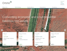 Tablet Screenshot of orbitetech.com